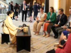 出張茶道おもてなし外国人立礼式