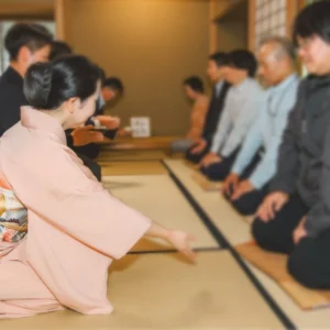出張茶道研修経営者向け茶室抹茶