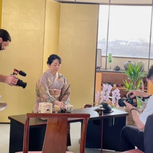 出張茶道点前披露撮影